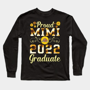 Sunflower Proud Mimi Of A 2022 Graduate Class Of School Day Long Sleeve T-Shirt